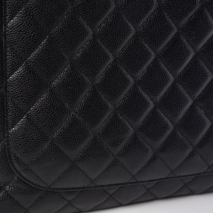 Chanel Caviar Quilted XL Grand Shopping Tote GST Black 10 of 15