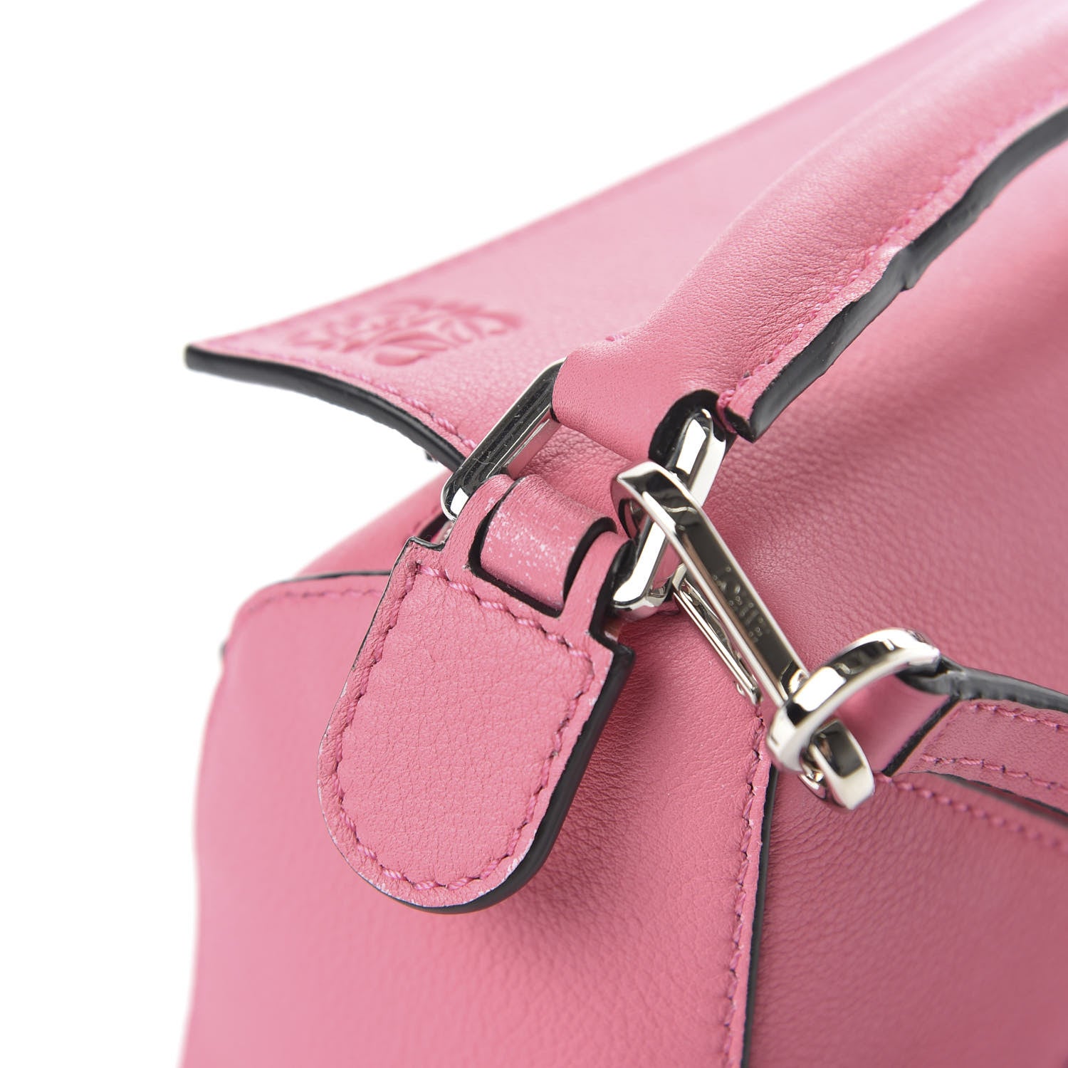 Loewe Calfskin Mini Puzzle Bag Wild Rose 10 of 10