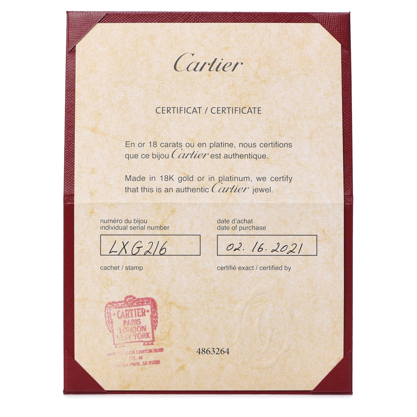 18K Yellow Gold 5.5mm LOVE Ring 52 6