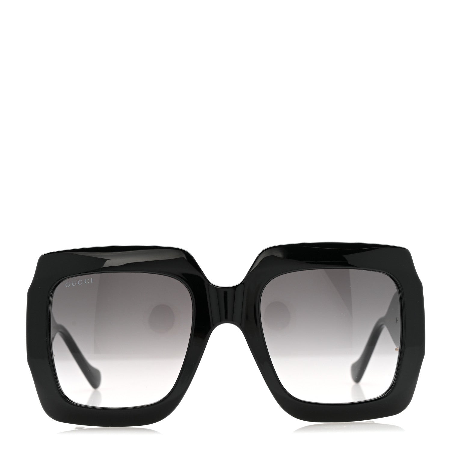Gucci Acetate Square Frame Chain Sunglasses GG1022S Black 2 of 7
