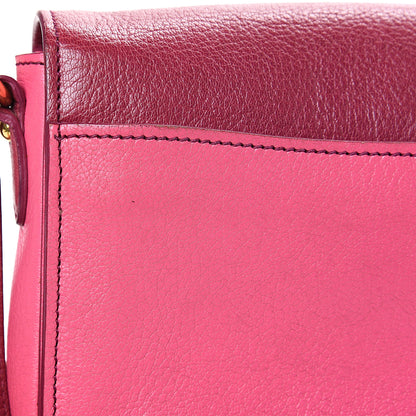 Miu Miu Goatskin Madras Shoulder Bag Rosa Peonia 9 of 12