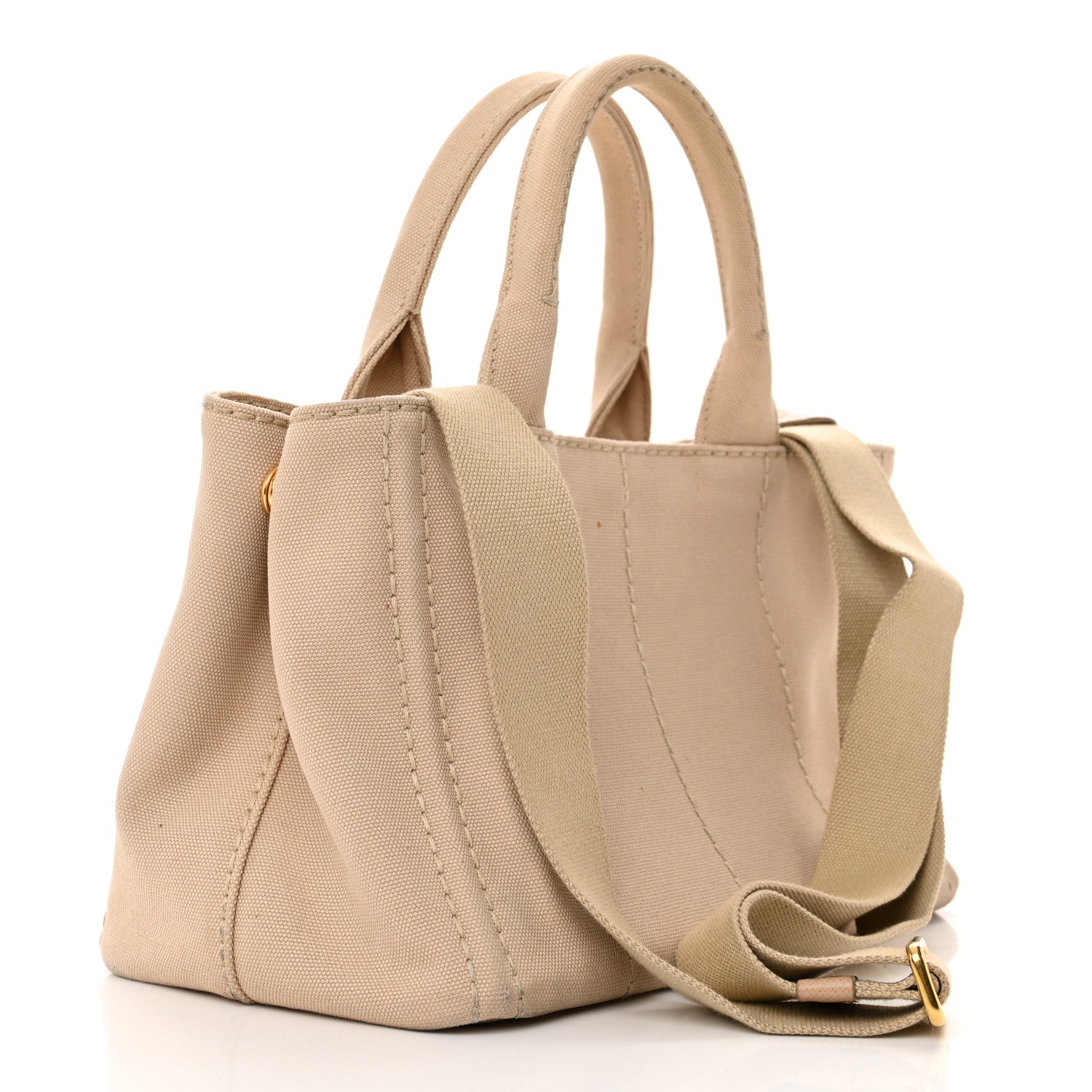 Prada Canapa Small Logo Tote Corda 3 of 20