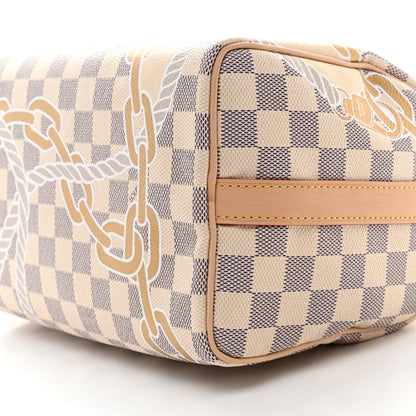 Louis Vuitton Damier Azur Nautical Speedy Bandouliere 25 11 of 11