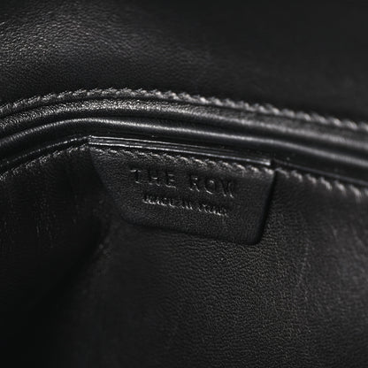 The Row Matte Grained Calfskin Agnes Bag Black 6 of 9