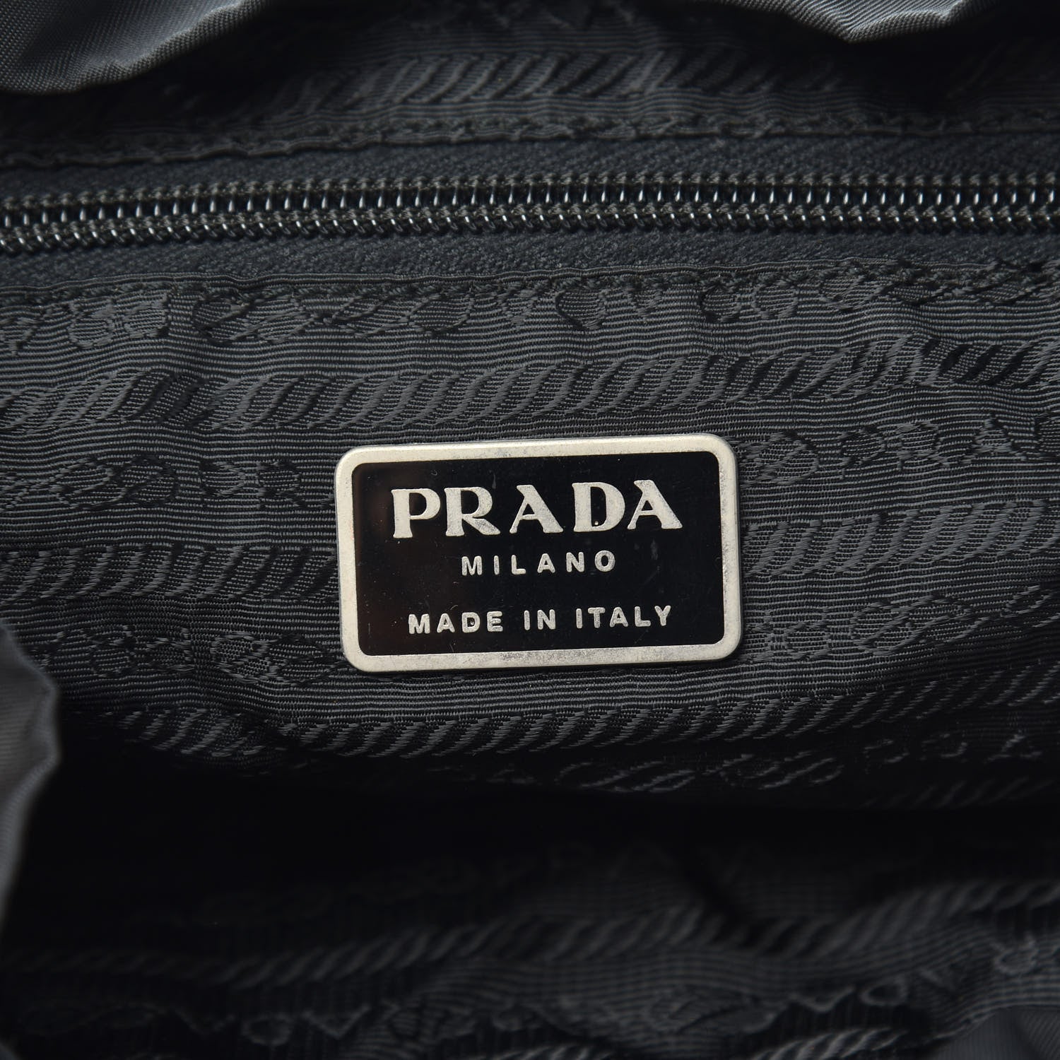 Prada Nylon Vela Medium Backpack Black 5 of 8