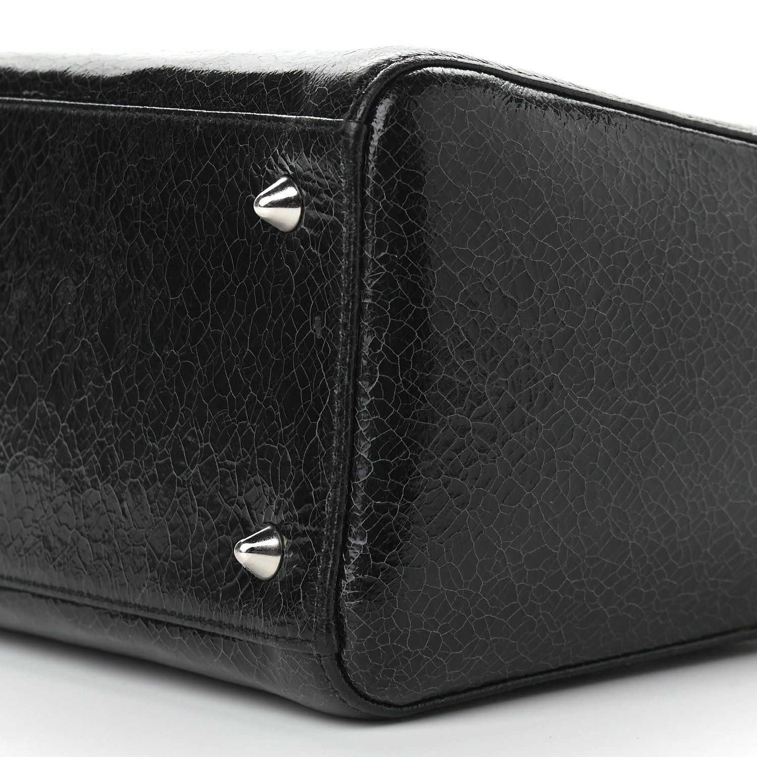 Christian Dior Ceramic Effect Deerskin Jeweled Swan Lady Dior Black 6 of 9