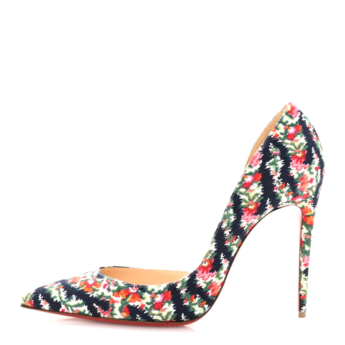 Denim Floral Iriza 100 Pumps 39.5 Multi Bisou