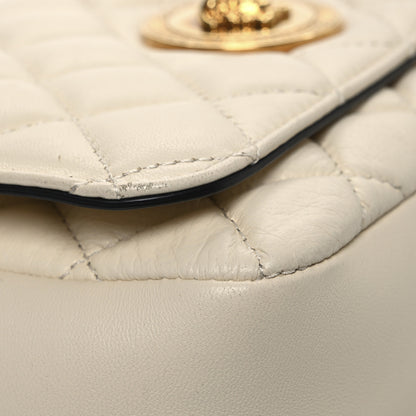 Versace Nappa Quilted Small Medusa Chain Crossbody White 12 of 12