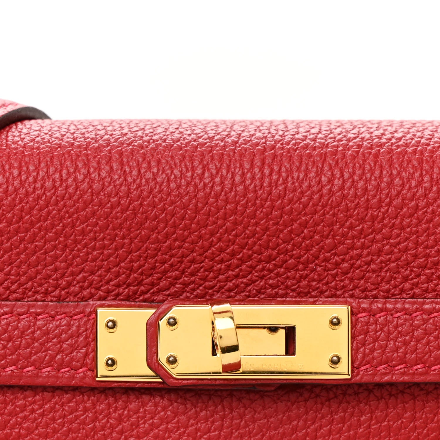 Hermes Togo Kelly Retourne 25 Rubis 8 of 10