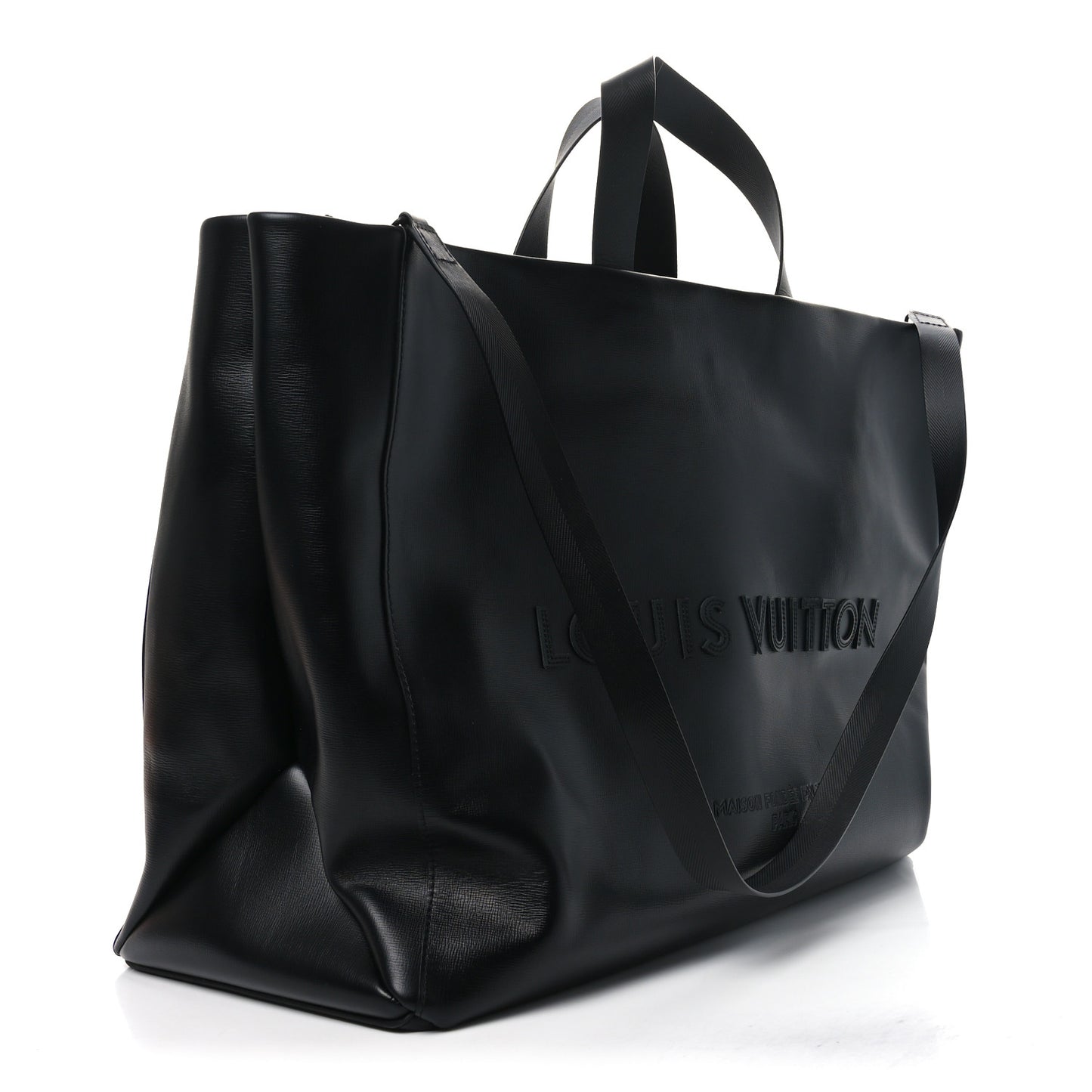 Cowhide Shopper Tote GM Black