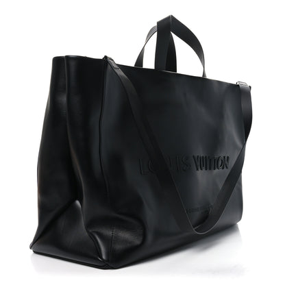 Louis Vuitton Cowhide Shopper Tote GM Black 3 of 9