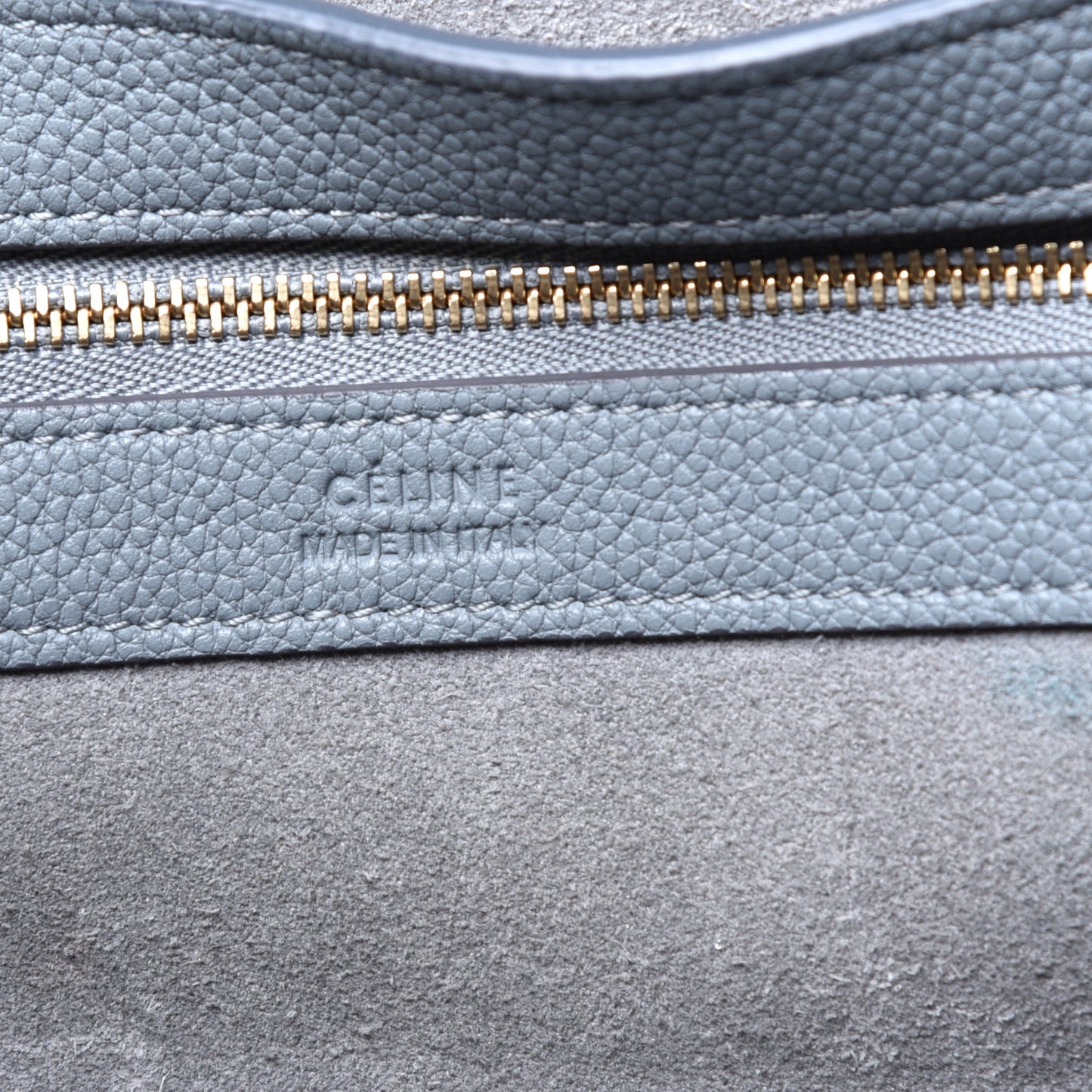 Soft Grained Calfskin Small Belt Cabas Storm