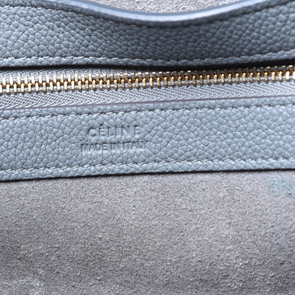 Celine Soft Grained Calfskin Small Belt Cabas Storm 6 of 9