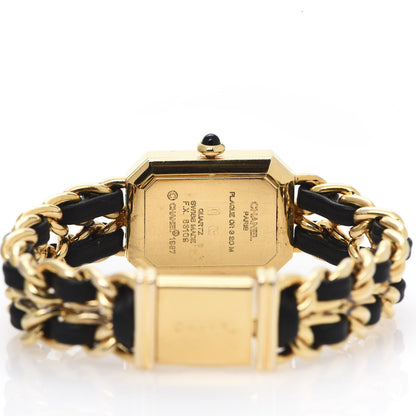 Chanel Stainless Steel Lambskin 20mm Chain Premiere Quartz Watch Gold M 5 of 7