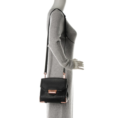 Alexander Wang Calfskin Small Marion Soft Black Rose Gold Hardware 2 of 6