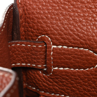 Hermes Togo Kelly Retourne 28 Sienne 12 of 13