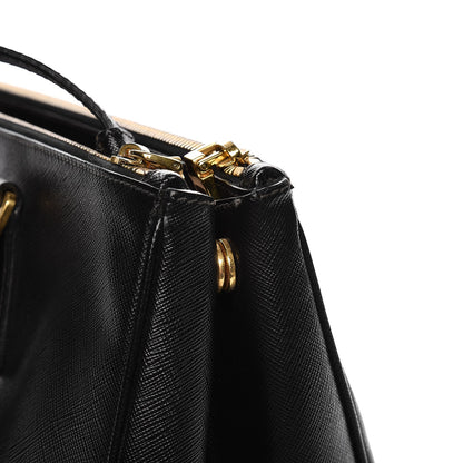 Prada Saffiano Medium Galleria Double Zip Tote Black 14 of 14