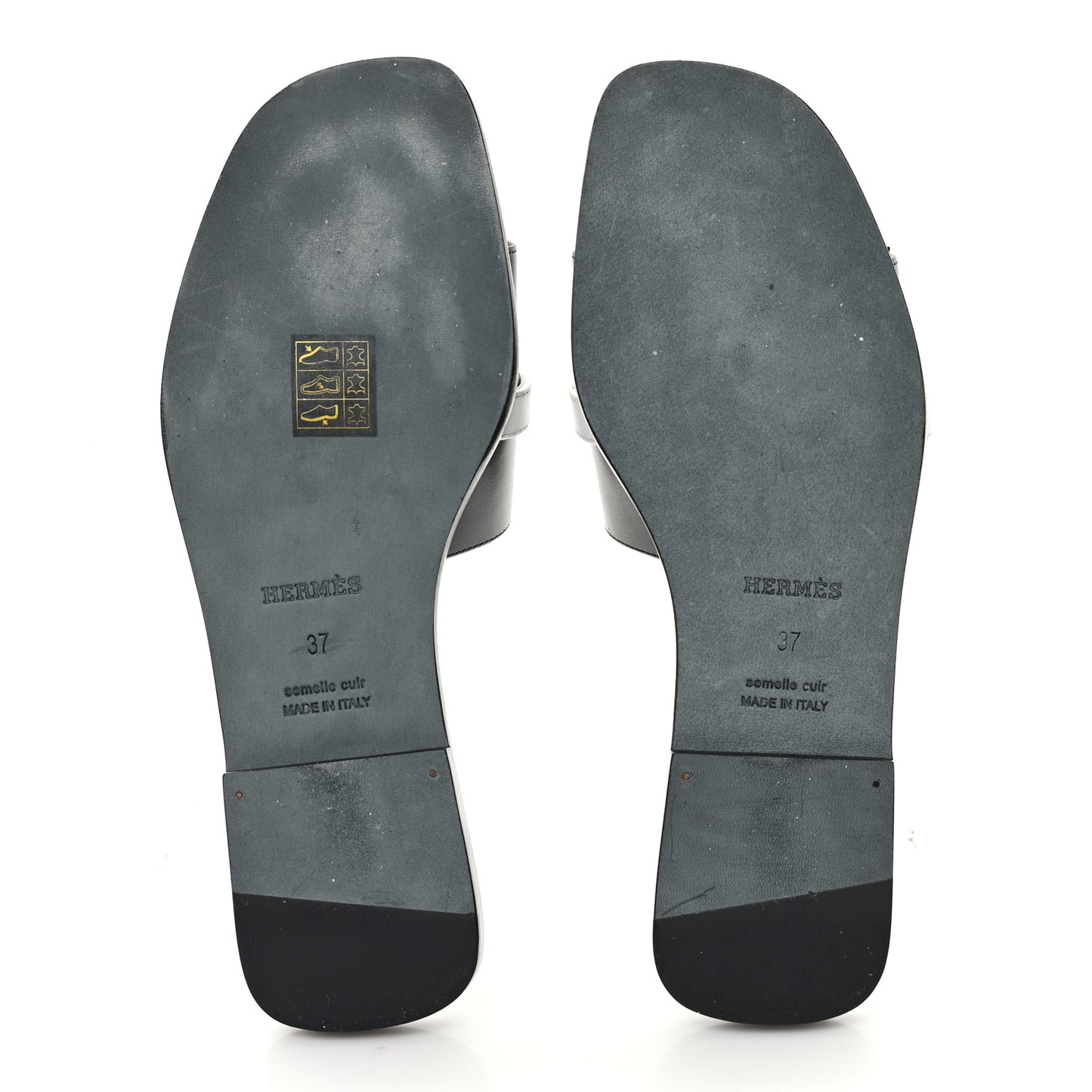 Calfskin Giulia Sandals 37 Black White
