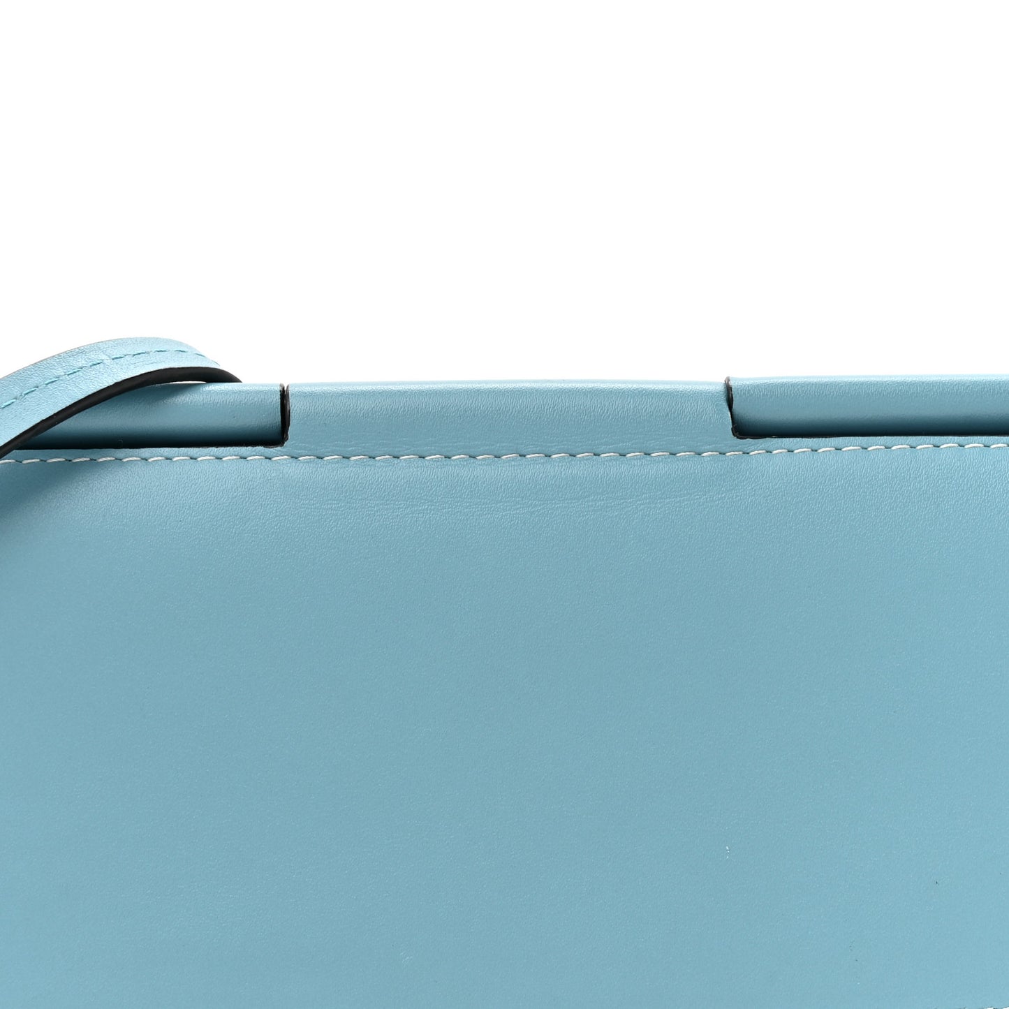 Smooth Calfskin Gate Pochette Light Blue