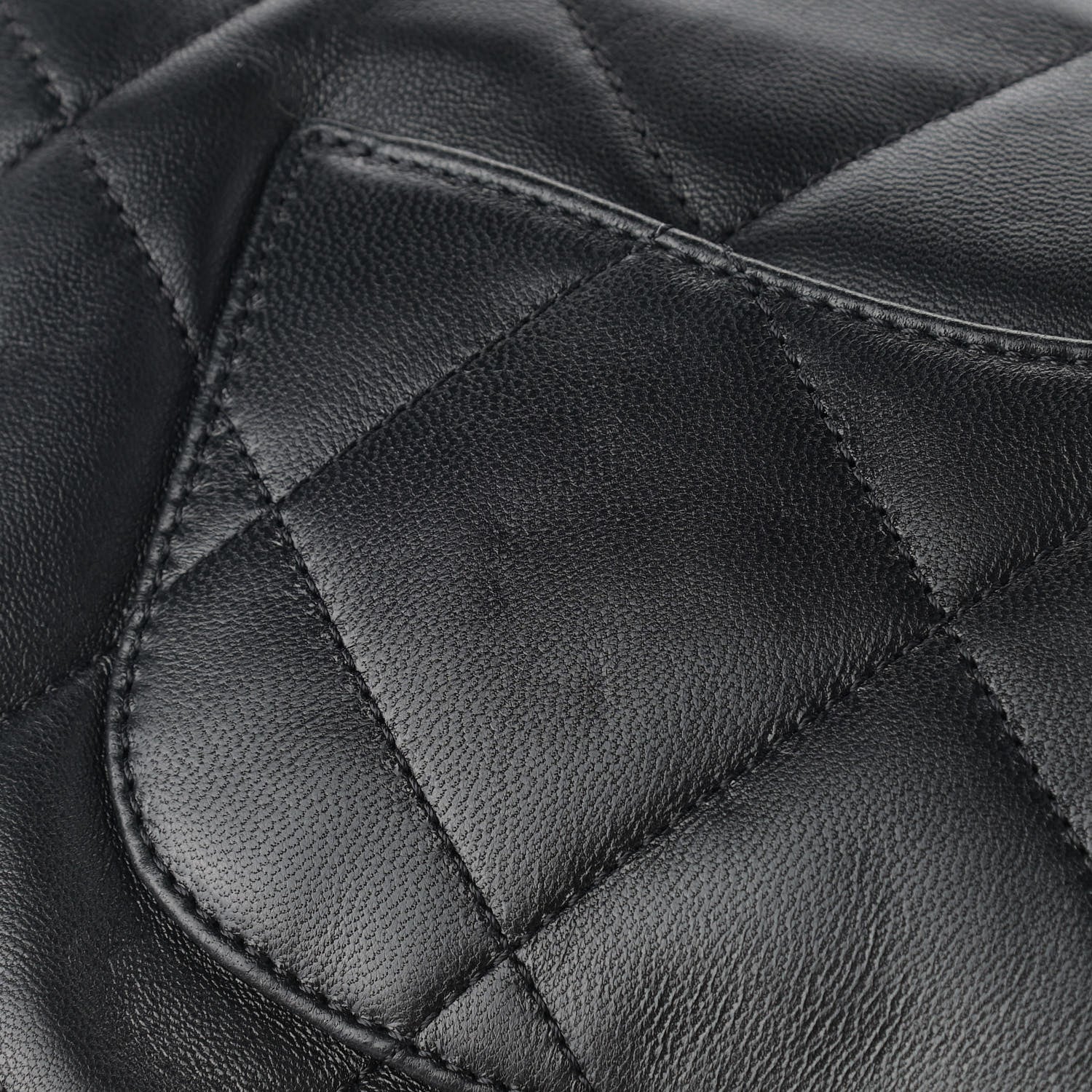 Chanel Lambskin Quilted On The Shoulder Flap Black 10 of 10