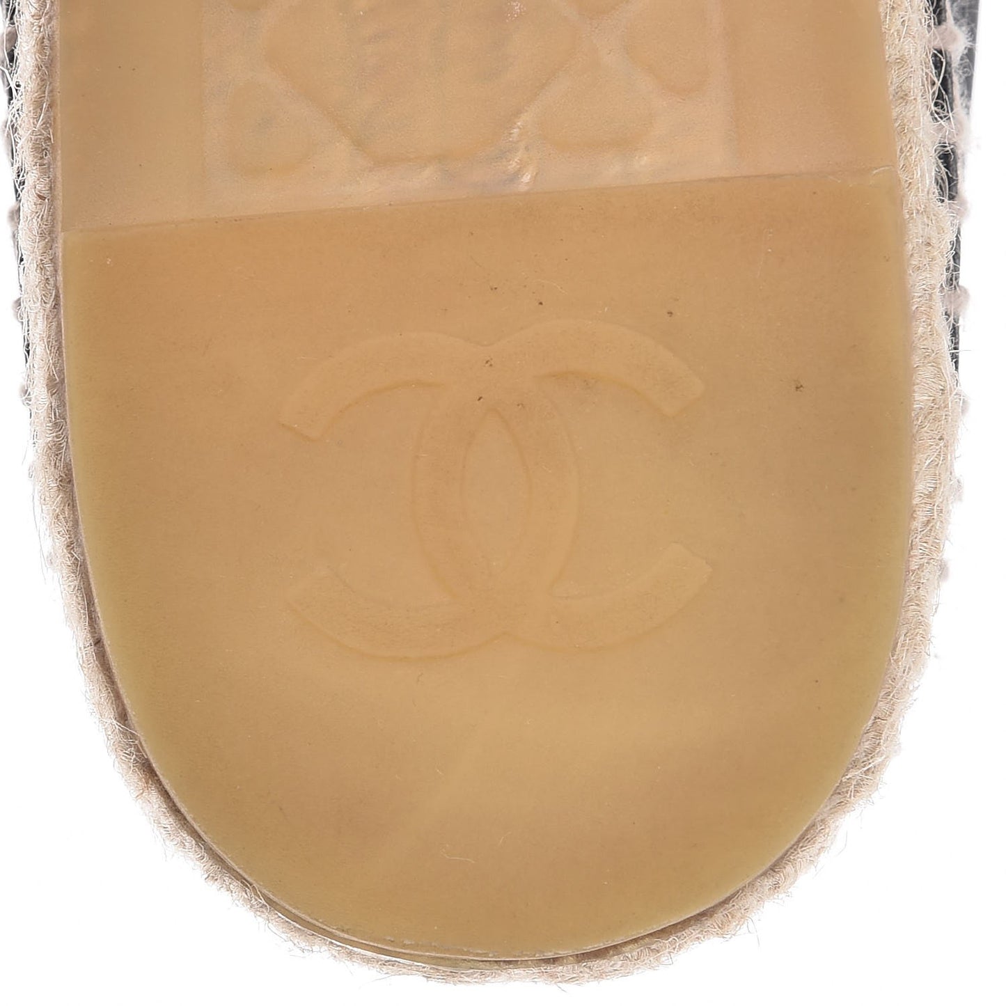 Lambskin CC Espadrilles 38 Black