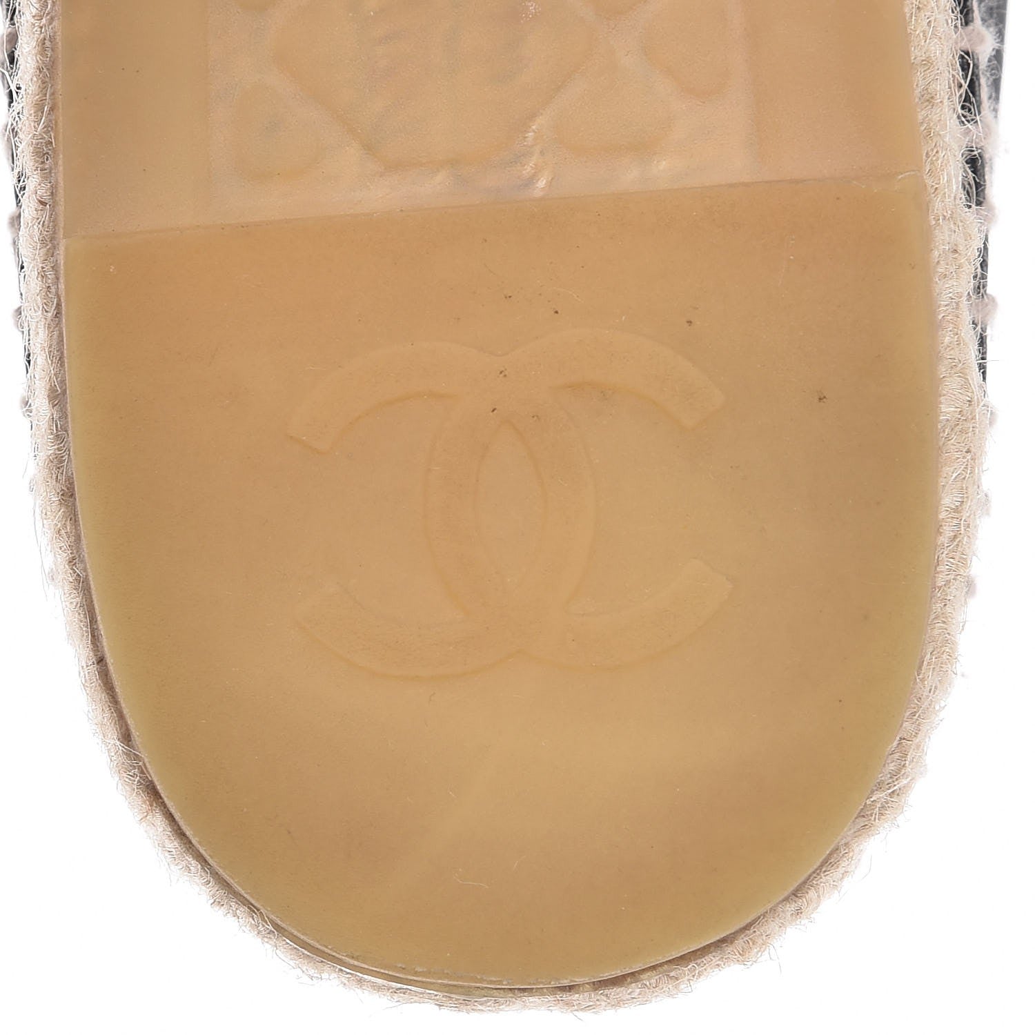 Chanel Lambskin CC Espadrilles 38 Black 10 of 13