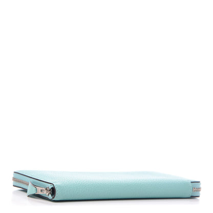 Hermes Togo Azap Wallet Bleu Atoll 4 of 7