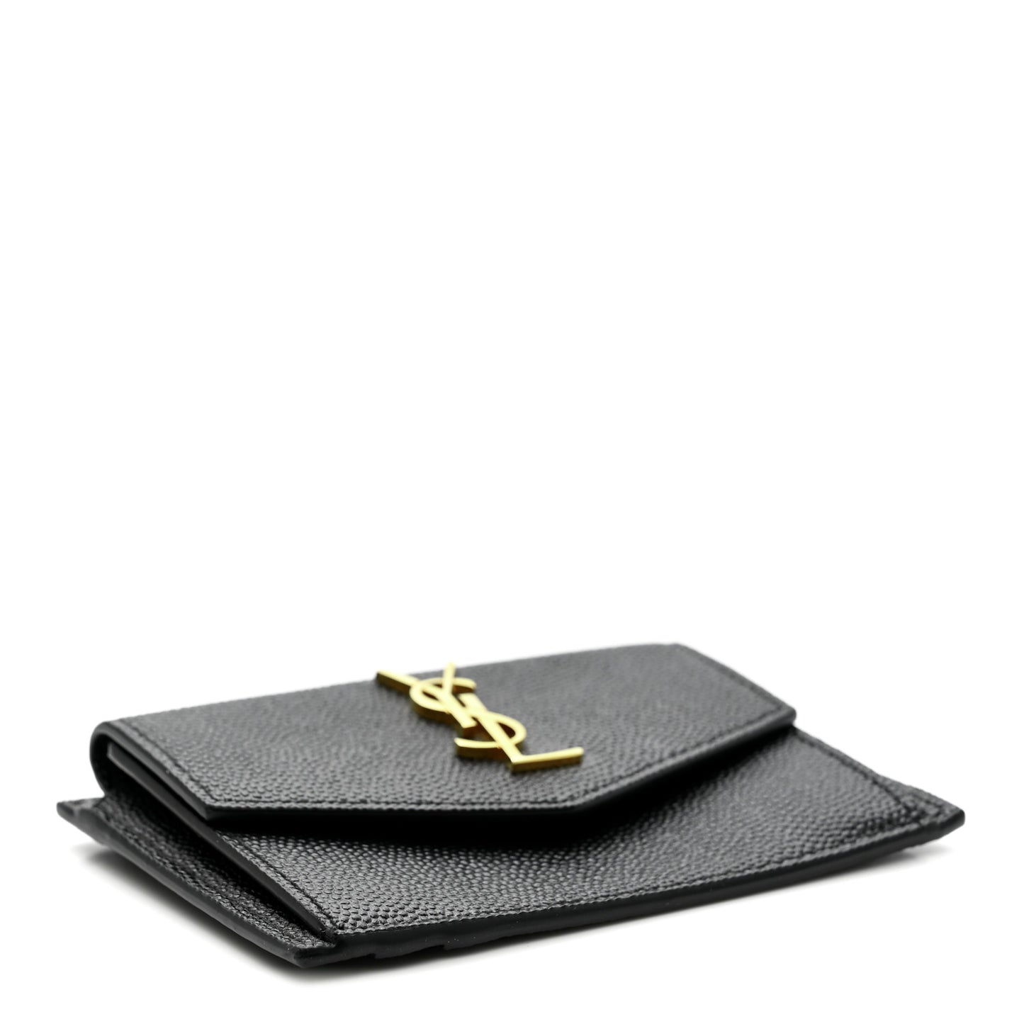 Grain De Poudre Uptown Monogram Card Case Black