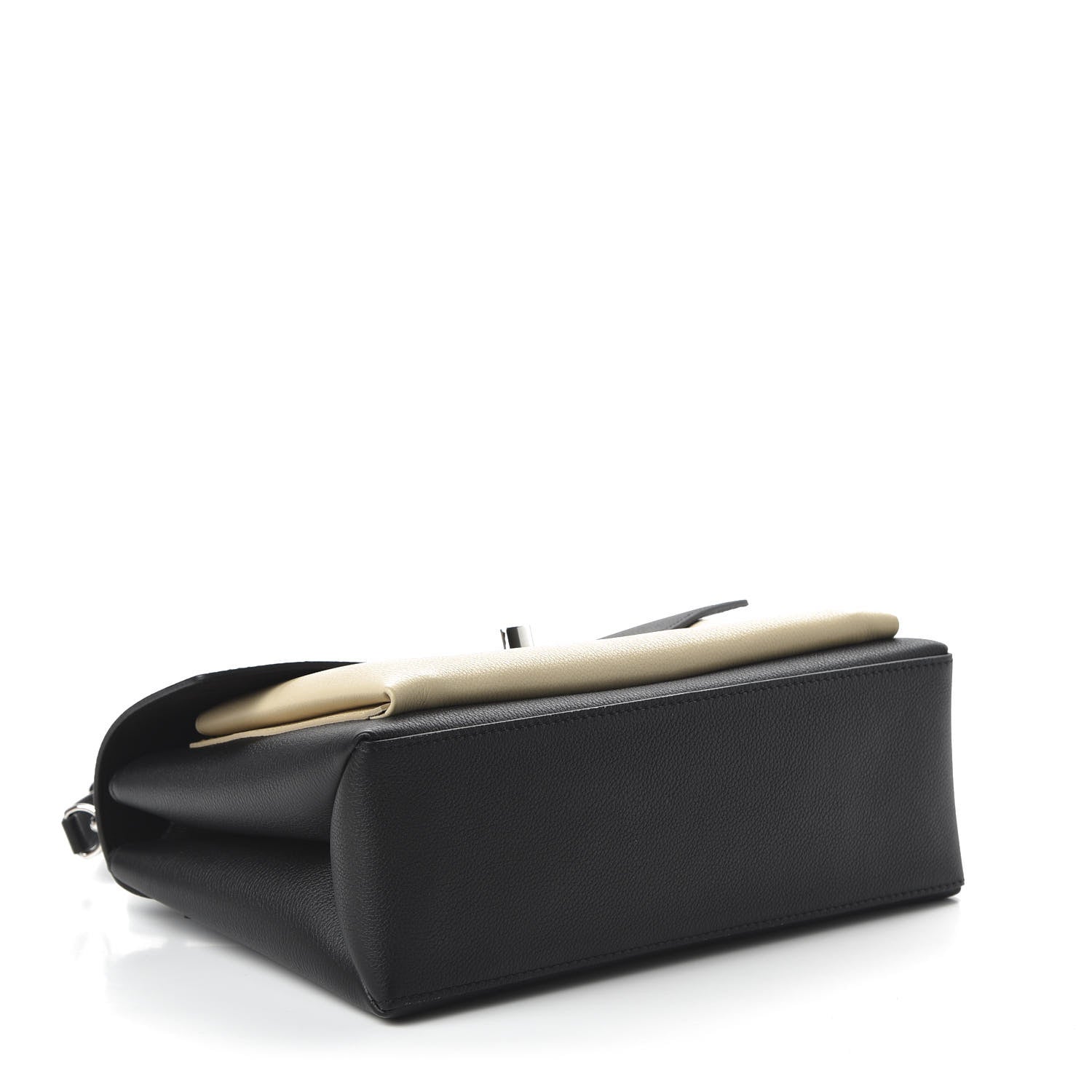 Louis Vuitton Soft Calfskin My Lockme Top Handle Vanille Black 4 of 10