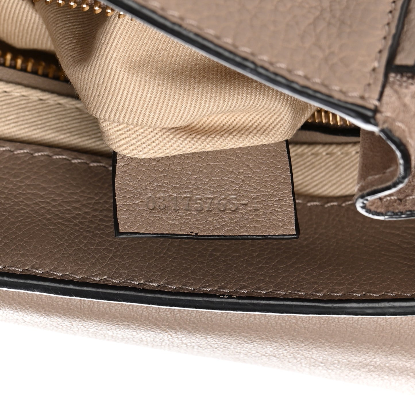 Suede Calfskin Medium Faye Backpack Motty Grey