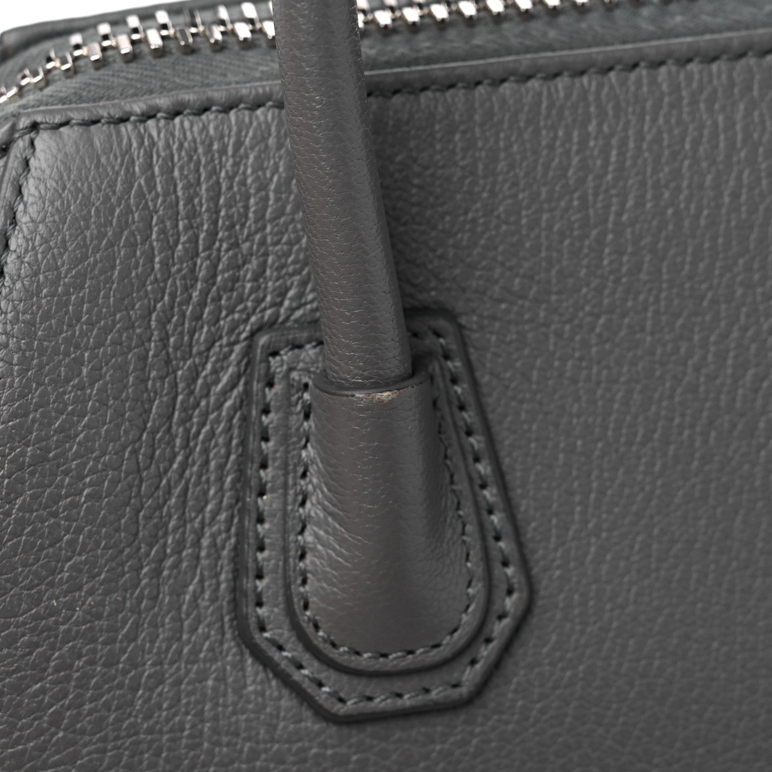 Givenchy Sugar Goatskin Mini Antigona Pearl Grey 13 of 14