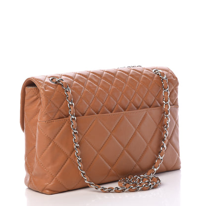 Chanel Calfskin Quilted In the Business Flap Bag Dark Beige 3 of 16