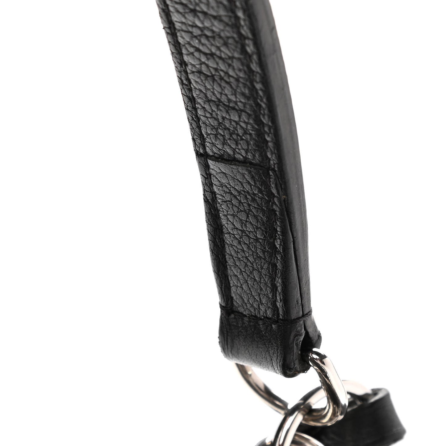 Soft Calfskin Lockme II Top Handle Black