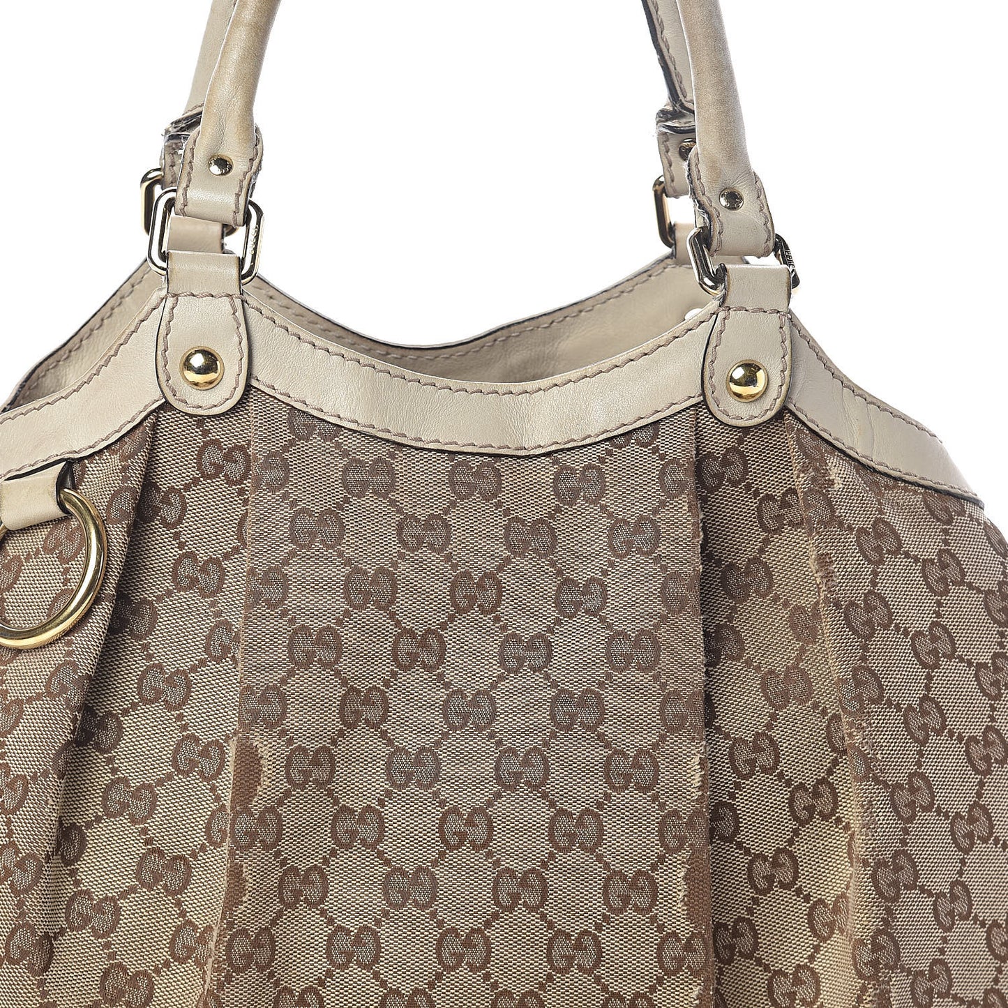 Monogram Medium Sukey Tote Off White