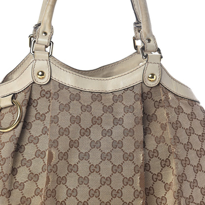 Gucci Monogram Medium Sukey Tote Off White 7 of 13