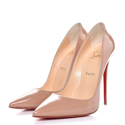 Christian Louboutin Patent So Kate 120 Pumps 39.5 Nude 3 of 8