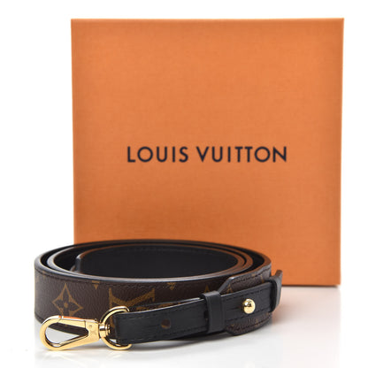 Louis Vuitton Monogram Bandouliere Shoulder Strap XL Black 5 of 5