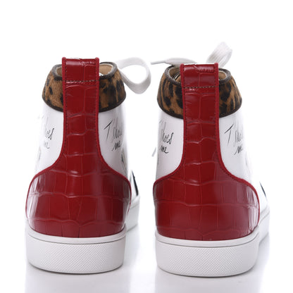 Christian Louboutin Calfskin Lou Spikes Paris Loubi Flat Sneakers 44.5 5 of 8