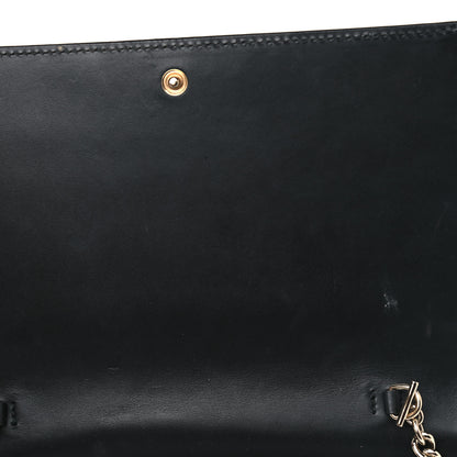 Gucci Guccissima Signature Bowy Chain Wallet Black 5 of 7