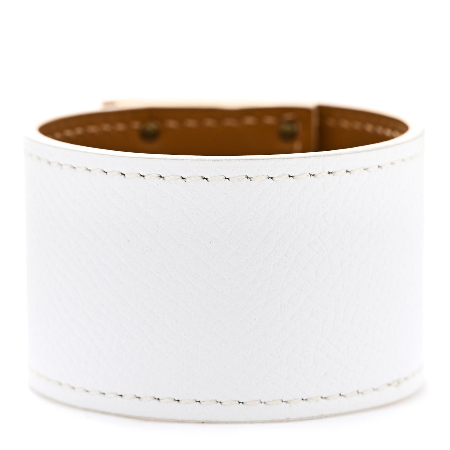 Epsom Kelly Dog Bracelet T2 White