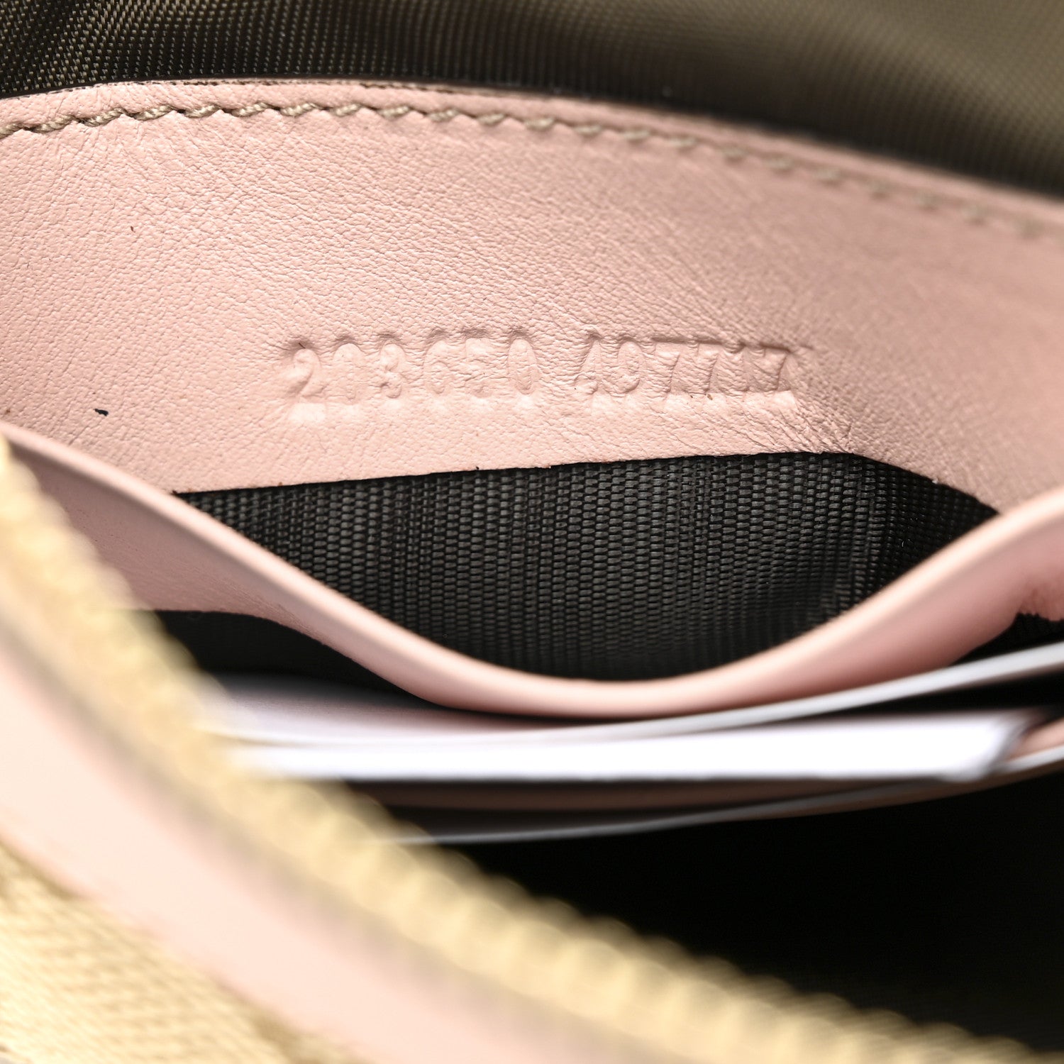 Gucci Monogram D Ring Wristlet Pink 8 of 8
