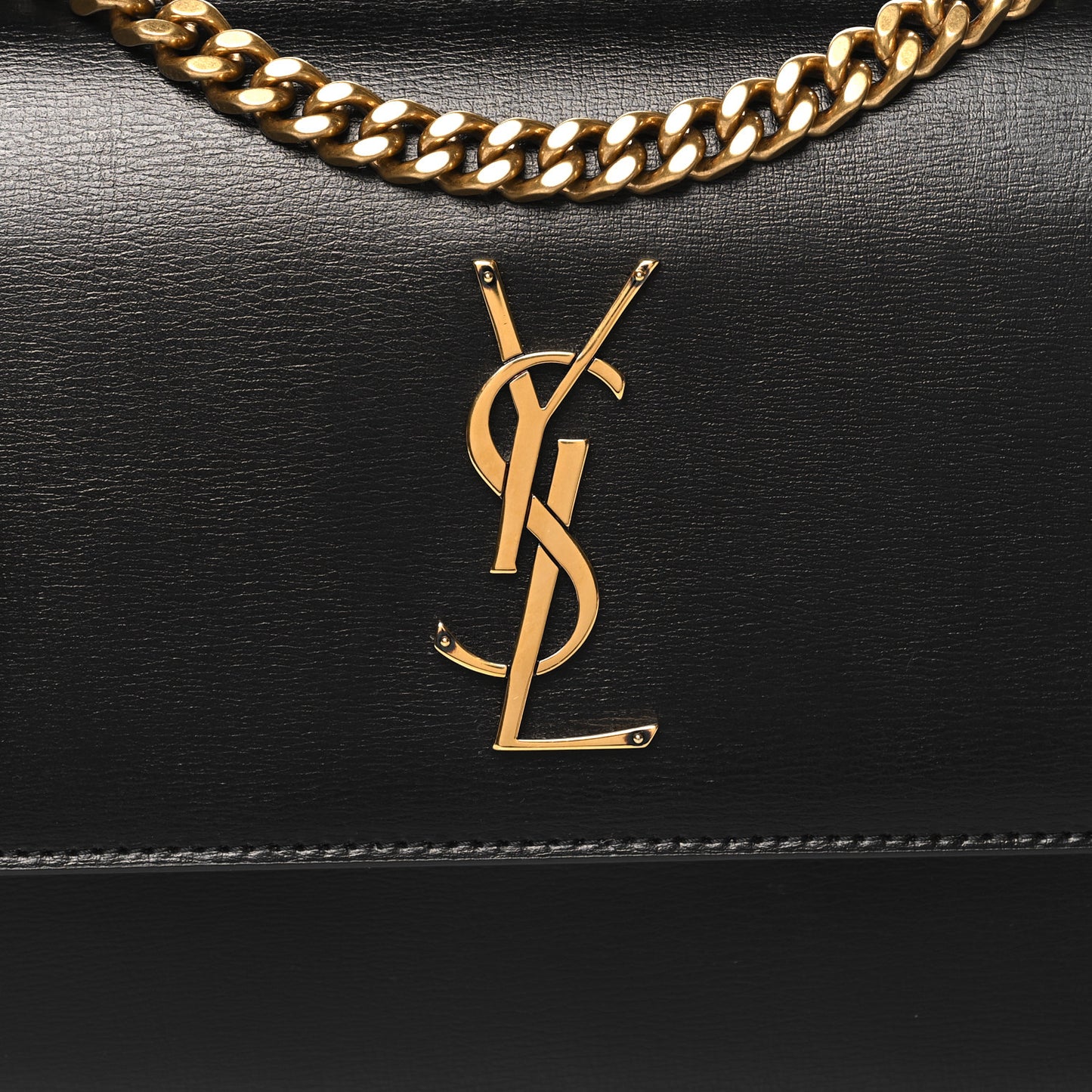 Calfskin Medium Monogram Sunset Black