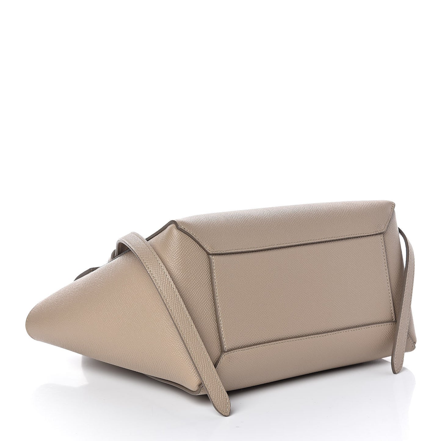 Grained Calfskin Micro Belt Bag Light Taupe