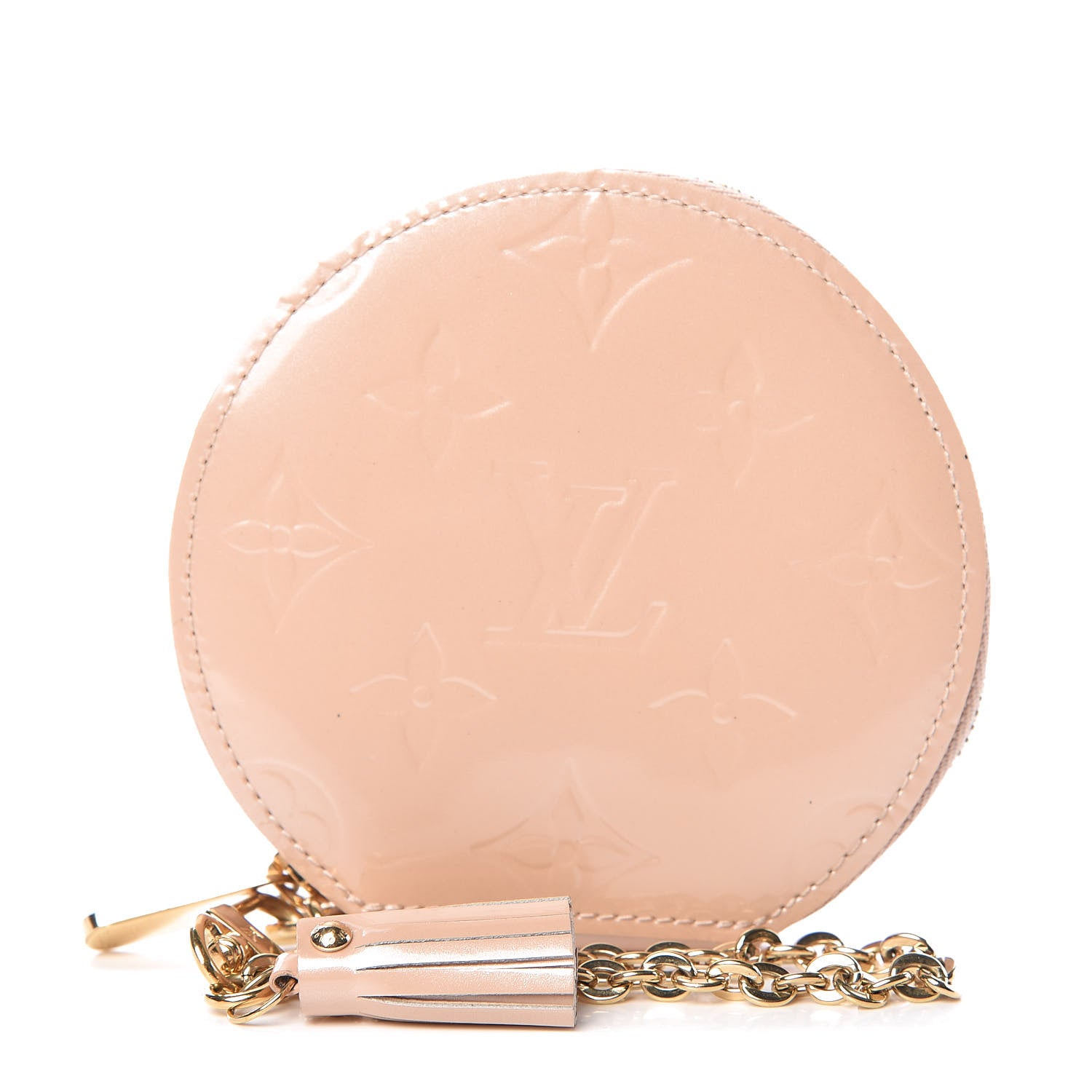Louis Vuitton Vernis Chapeau Coin Purse Rose Florentin 1 of 6