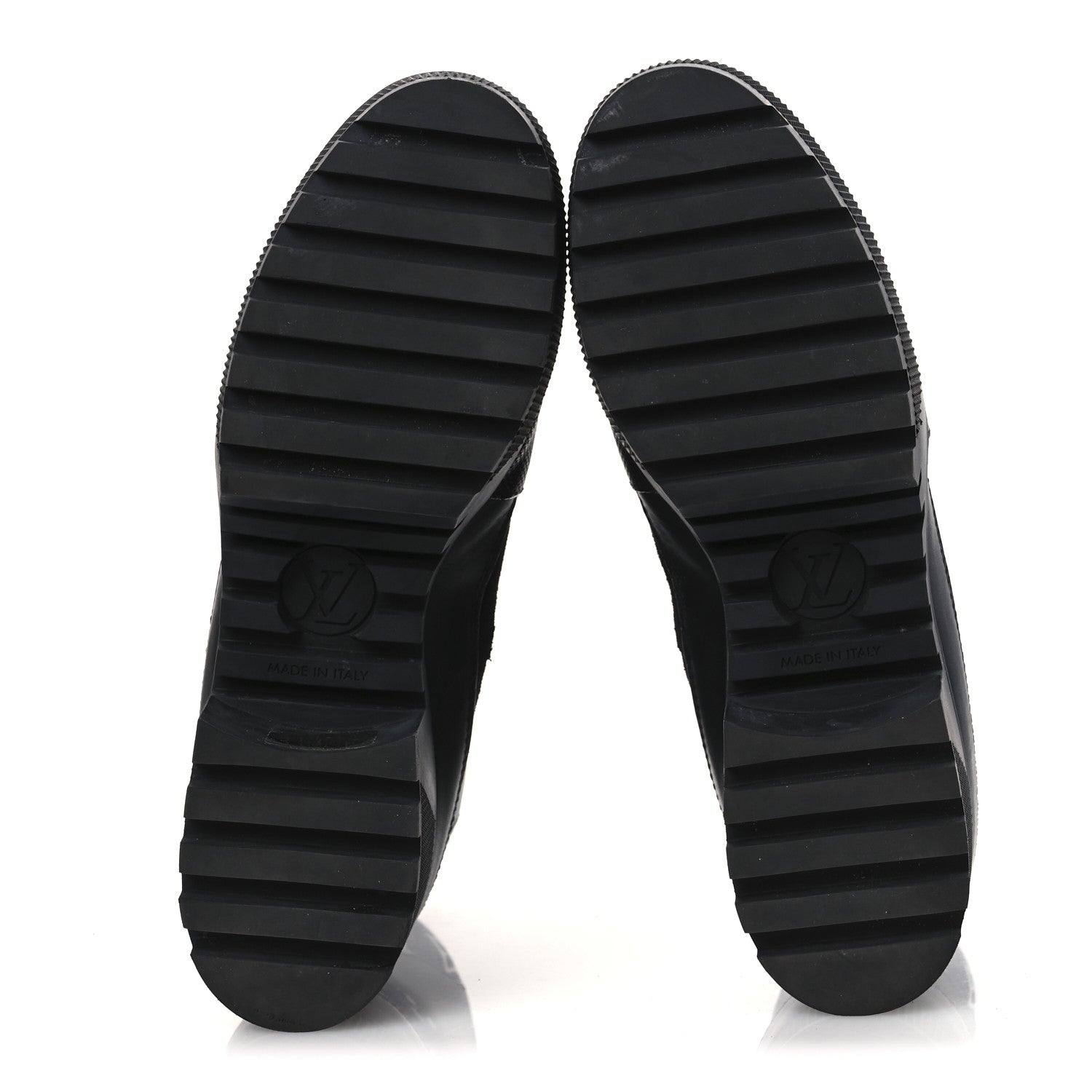 Louis Vuitton Calfskin Monogram Denim Laureate Platform Desert Boots 39.5 Navy Blue 7 of 12