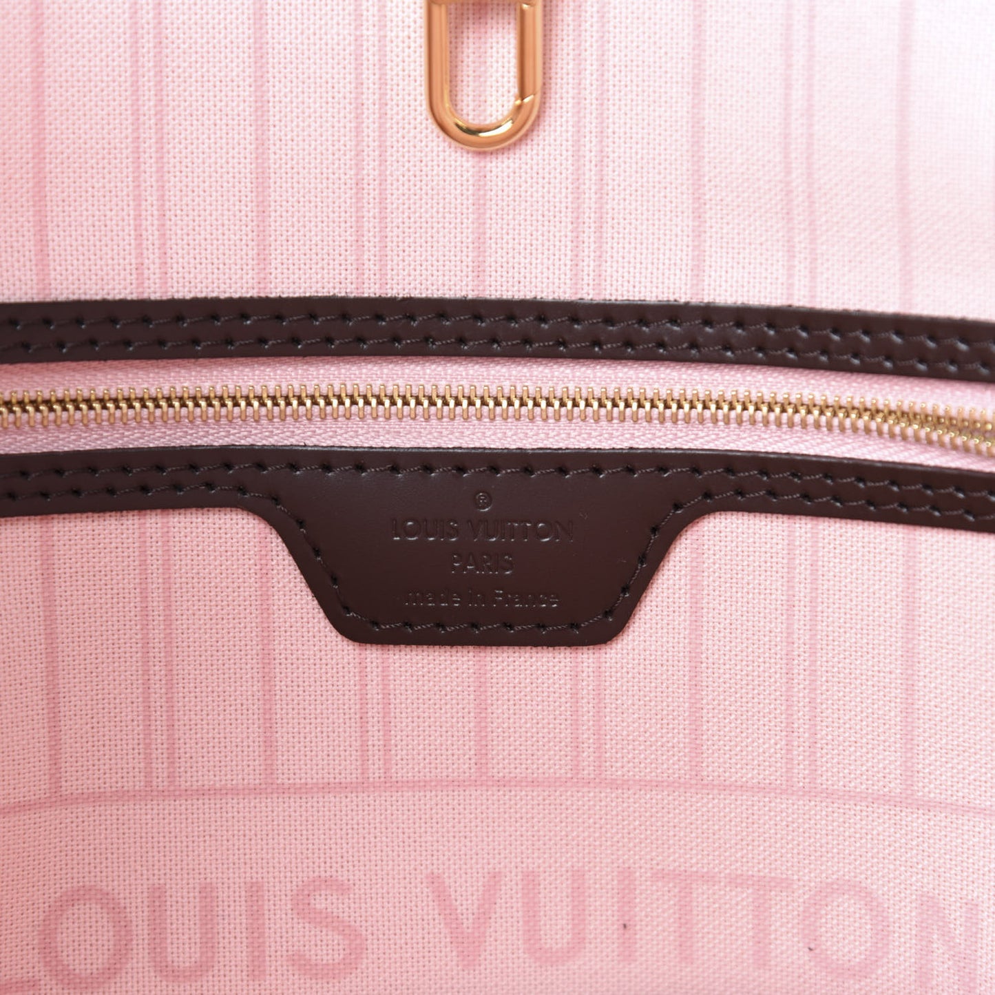 Damier Ebene Neo Neverfull MM Rose Ballerine