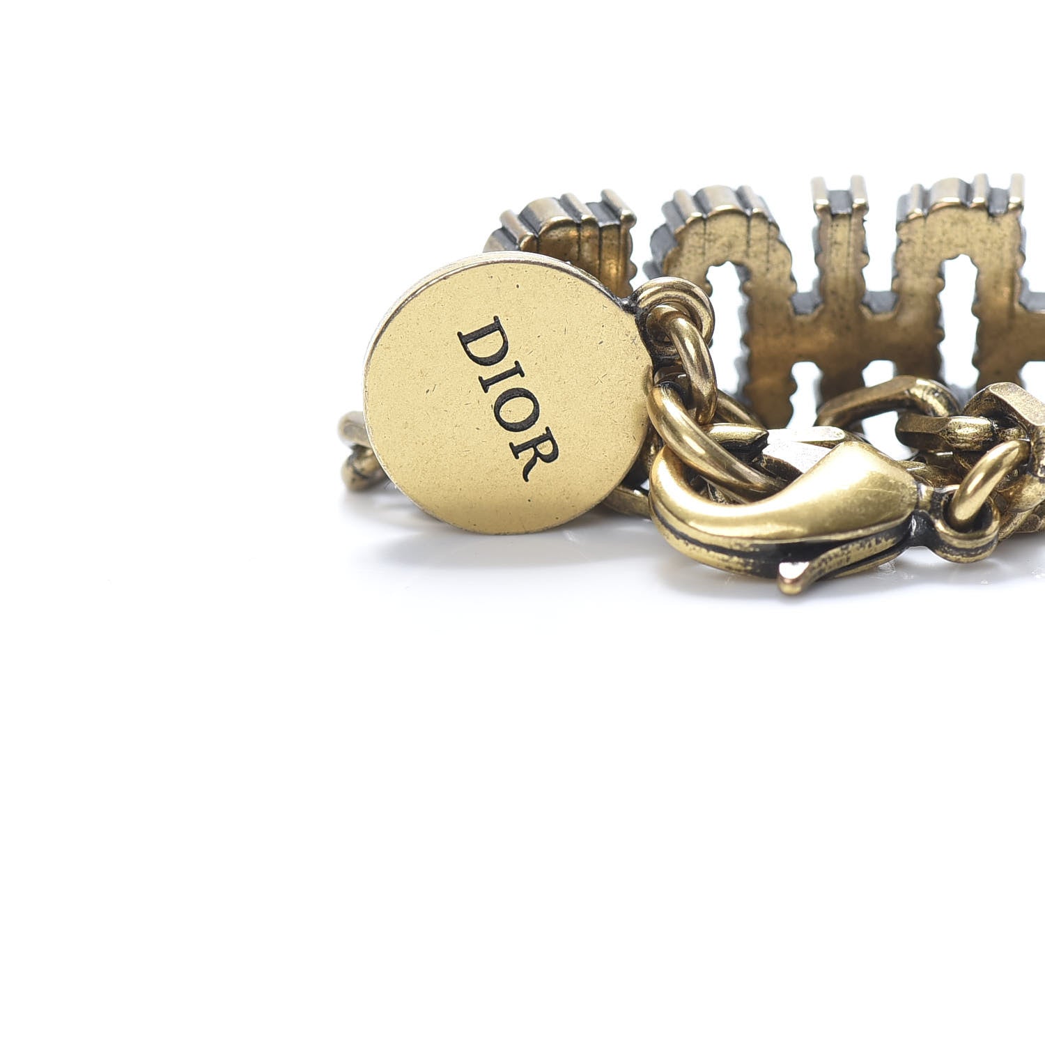 Christian Dior Metal Crystal Pearl J'Adior Bracelet Gold 4 of 5