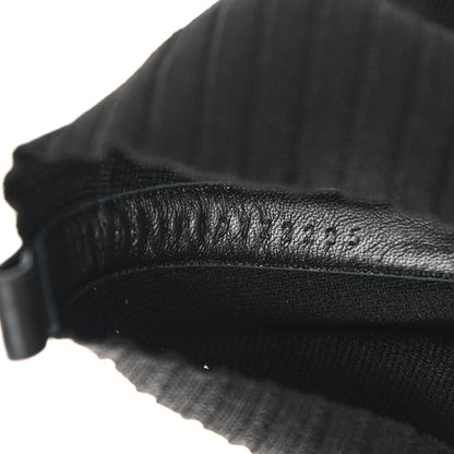 Hermes Knit Calfskin Fontaine 60 Boots 37.5 Black 8 of 9
