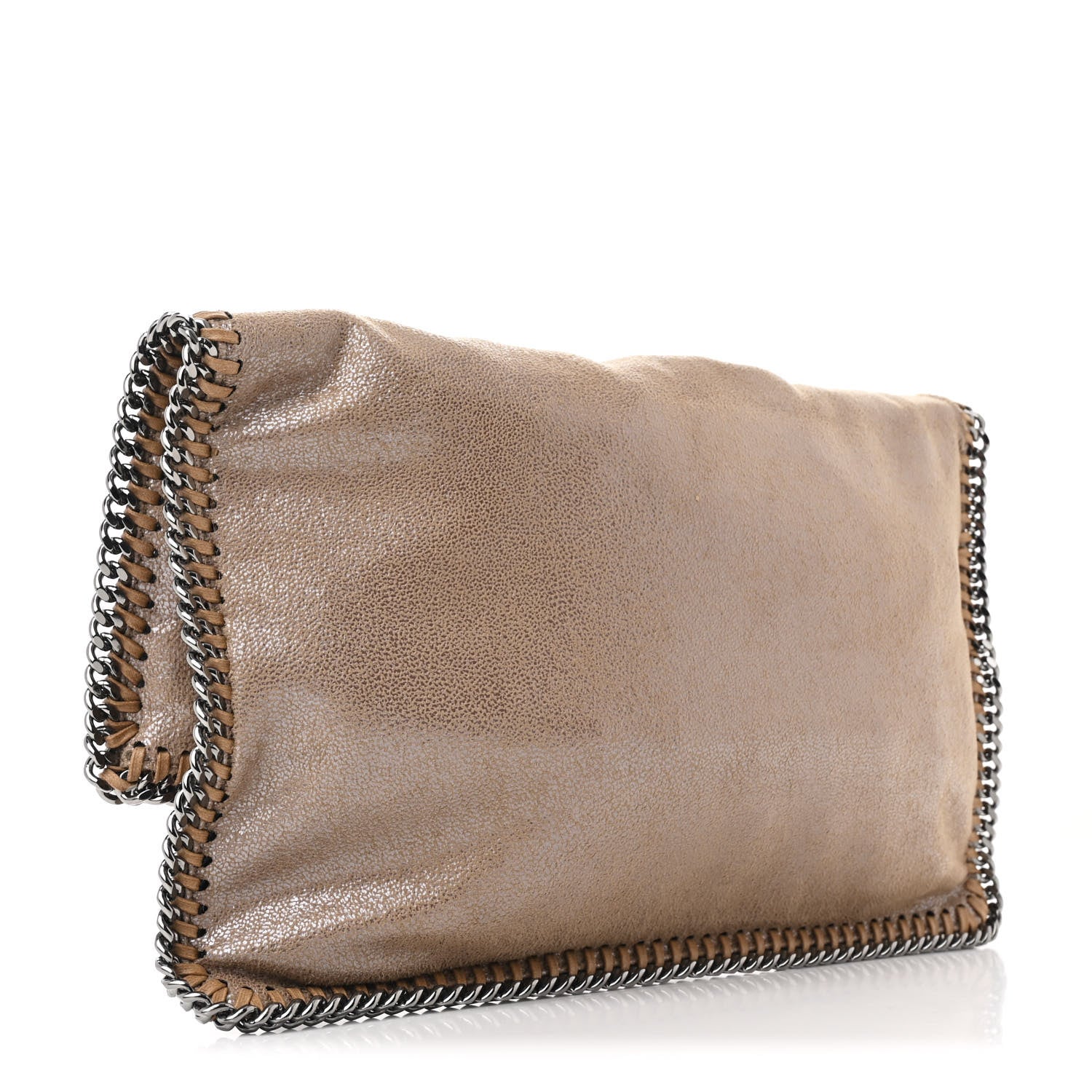 Stella McCartney Shaggy Deer Falabella Fold Over Clutch Redwood 3 of 9