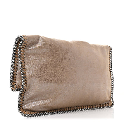 Stella McCartney Shaggy Deer Falabella Fold Over Clutch Redwood 3 of 9